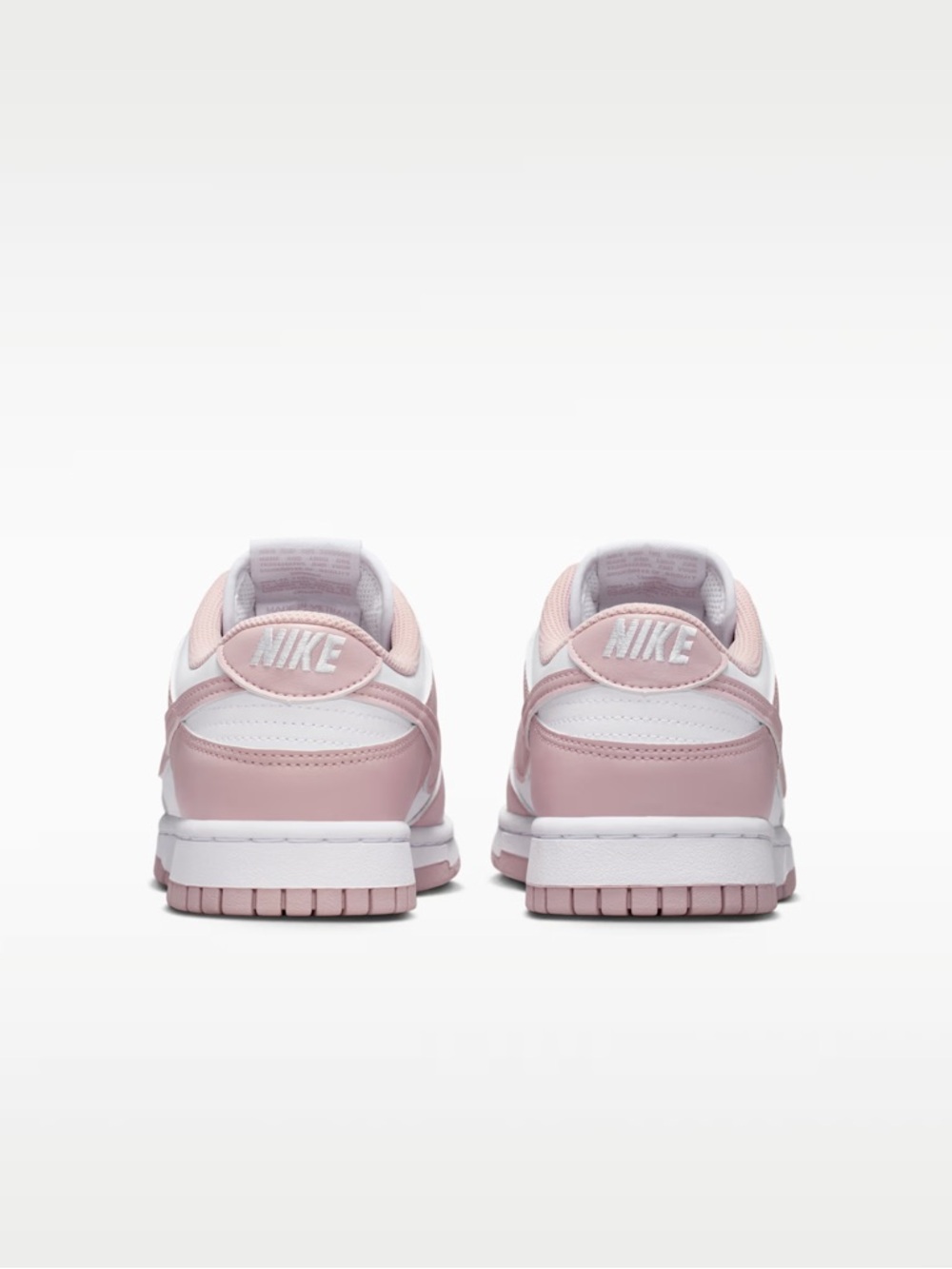 Nike Dunk Low Women’s “White Particle Rose” Sneakers Pink White Size 7 - Picture 11 of 13